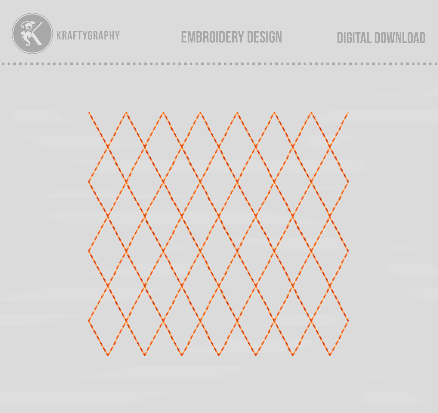 Diamond Quilting Machine Embroidery Design, Quilting Block Embroidery Patterns-Kraftygraphy