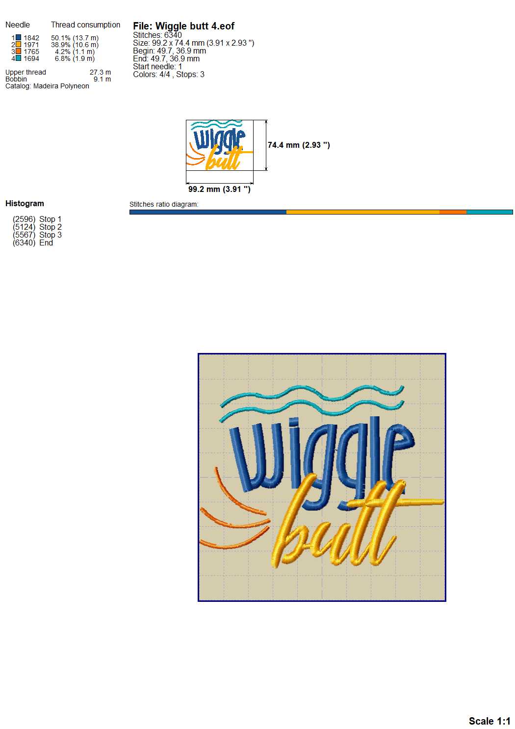 Wiggle But - Dog Lover Saying Machine Embroidery Design-Kraftygraphy