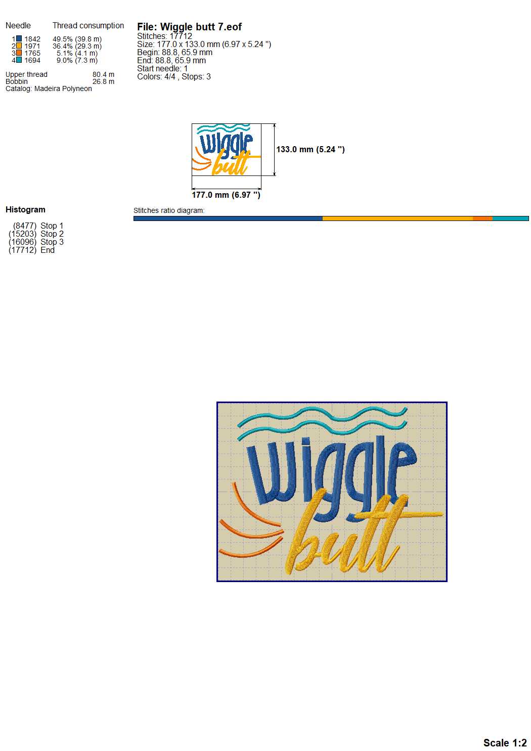 Wiggle But - Dog Lover Saying Machine Embroidery Design-Kraftygraphy