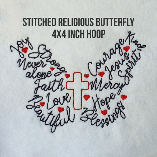 Religious Machine Embroidery Designs Bundle – Bible Verses, Cross Word Art & Christian Easter Sayings-Kraftygraphy