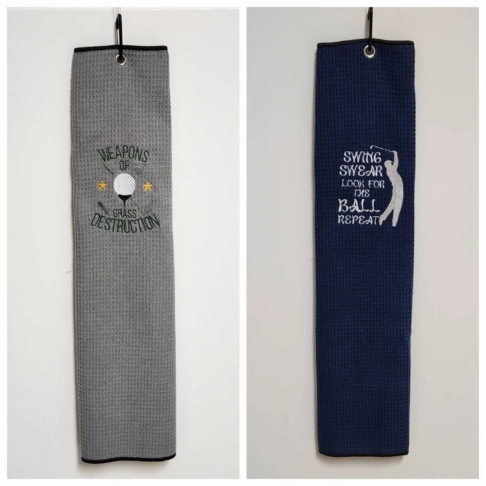 Golf Machine Embroidery Designs Bundle for Golf Bags, Shirts and Towels-Kraftygraphy
