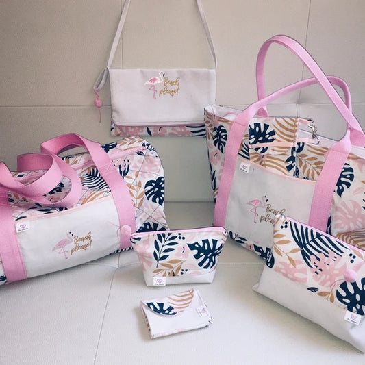 Flamingo Machine Embroidery Designs Bundle, Tropical Embroidery Patterns, Summer Embroidery Dresses, Pink Flamingo Pes Files, Embroidered Flamingo Pillow, Tropical Embroidered Pillow,-Kraftygraphy