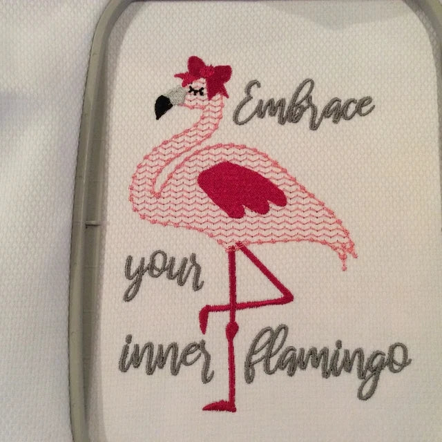 Flamingo Machine Embroidery Designs Bundle, Tropical Embroidery Patterns, Summer Embroidery Dresses, Pink Flamingo Pes Files, Embroidered Flamingo Pillow, Tropical Embroidered Pillow,-Kraftygraphy