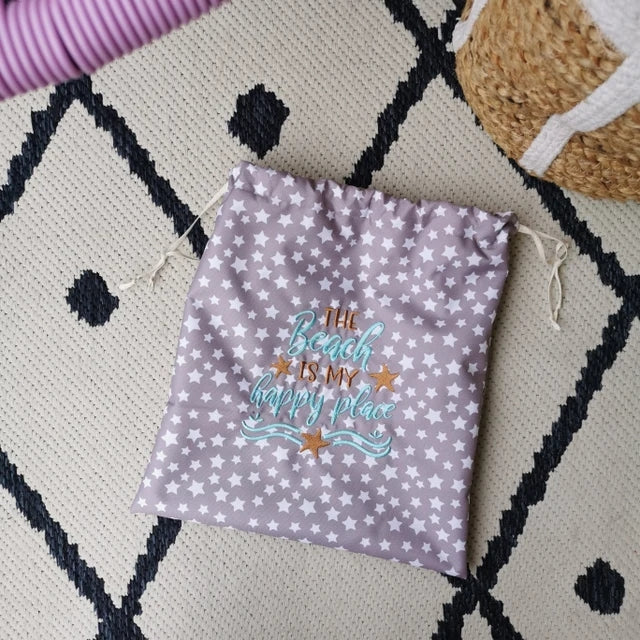 Beach Machine Embroidery Patterns Bundle, Mermaid Embroidery Sayings, Beach Towels Embroidery Designs, Beach Bags Pes Files, Funny Hus, Summer Embroidery Stitches, Vacation Embroidery Word Art-Kraftygraphy