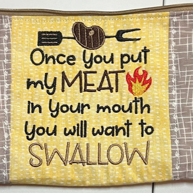 Grill BBQ Machine Embroidery Designs Bundle – Funny Kitchen Towel & Apron Sayings – Outdoor Cooking Embroidery Files-Kraftygraphy