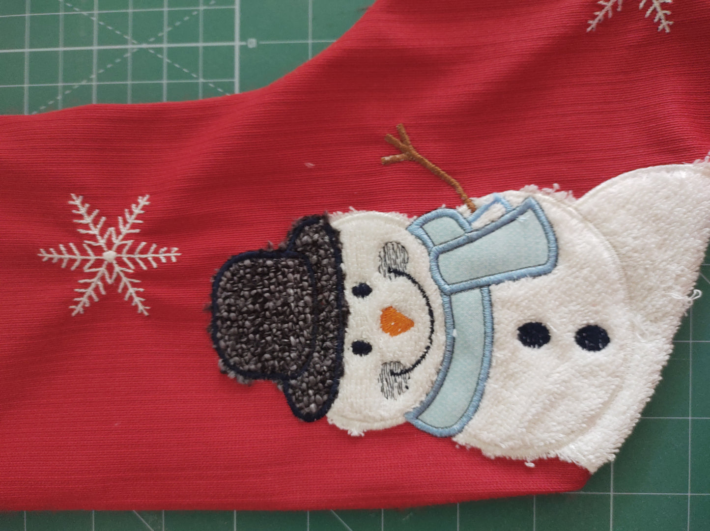 DIY Christmas Stocking Sewing Pattern PDF File, Machine Embroidery Applique, 5 X 7 Hoop Size, With Liner, Cuff and Christmas Animals-Kraftygraphy