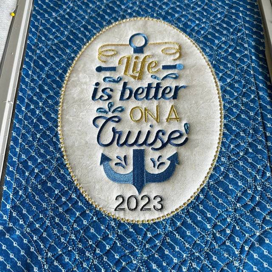 Cruise Machine Embroidery Designs Bundle | Cruising Together Sayings, Cruise Ship Patterns, Vacation Embroidery Files-Kraftygraphy
