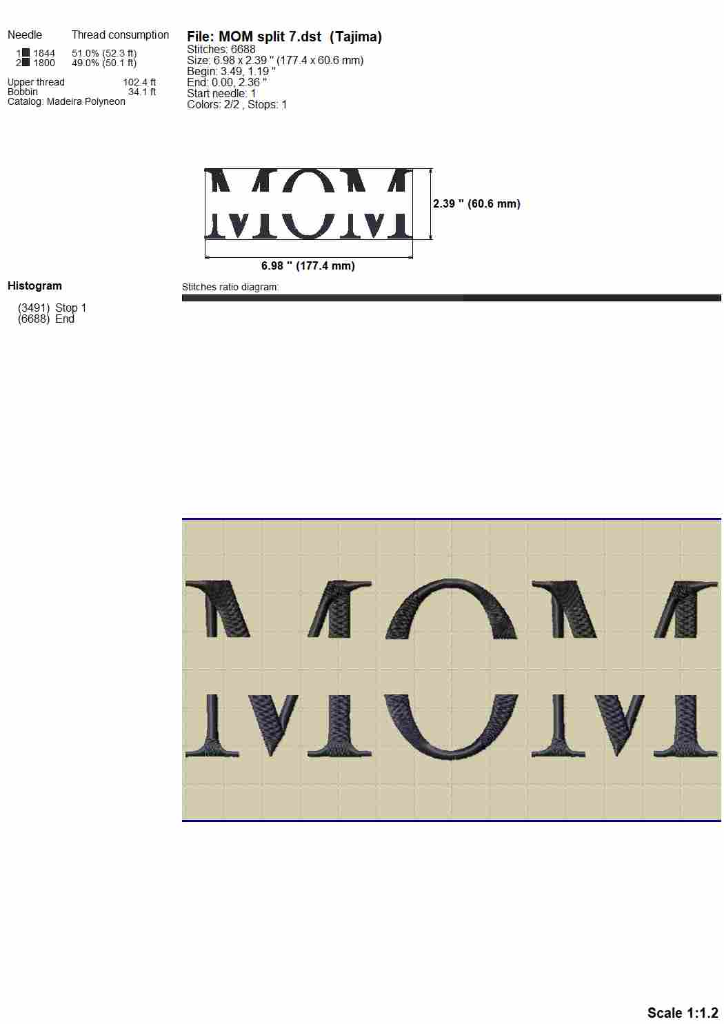 Mom Split Word Monogram Frame Embroidery Design – Add Kids' Names, Multiple Sizes & Formats-Kraftygraphy