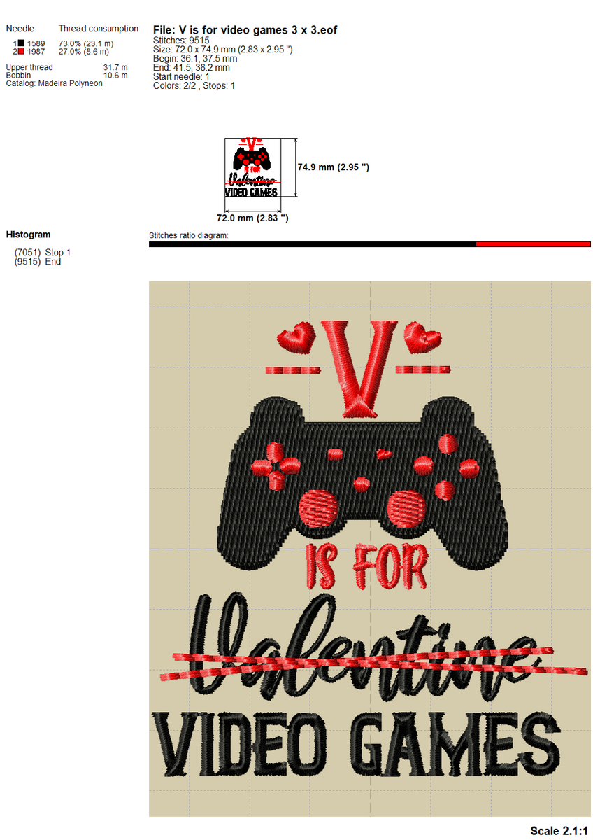 V is for Video games Valentines Day Gaming SVG Digital Cutting