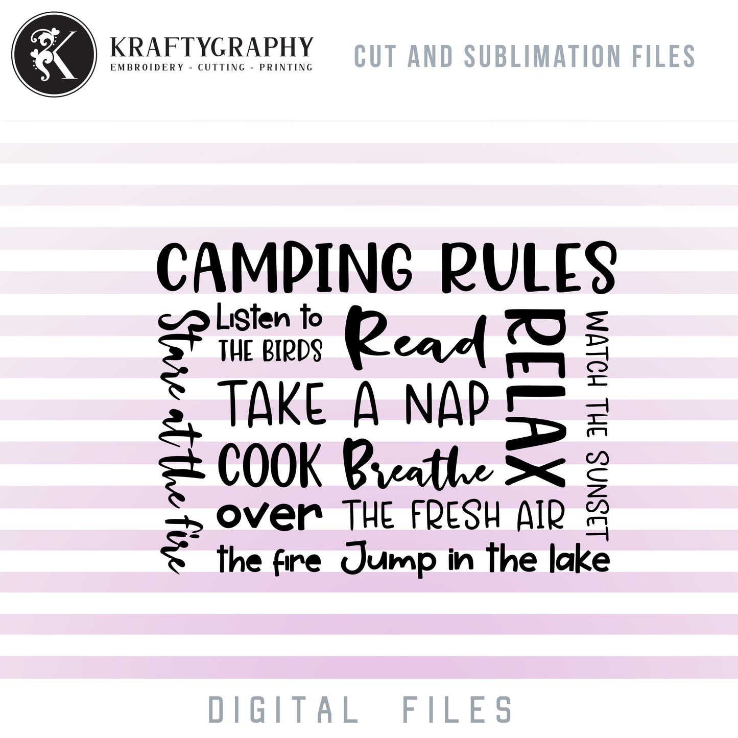 Camping SVG Bundle, Campsite Clipart, Campfire PNG, Camping Shirt SVG, Camping Quotes Dxf, Mountain SVG, Summer Vacation Clip Art, Adventure PNG, Outdoor SVG, Hiking SVG-Kraftygraphy