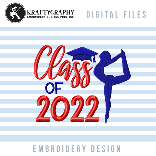 Graduation Machine Embroidery Designs Bundle, Senior Embroidery Patterns, Graduation Cap Pes Files, End of School Embroidery Sayings-Kraftygraphy