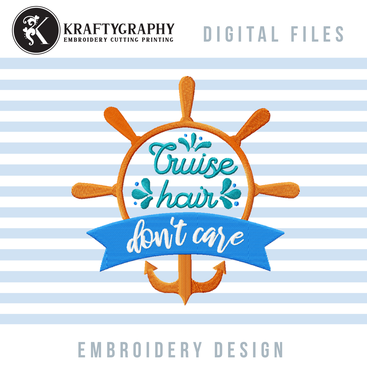 Cruise Machine Embroidery Designs Bundle | Cruising Together Sayings, Cruise Ship Patterns, Vacation Embroidery Files-Kraftygraphy