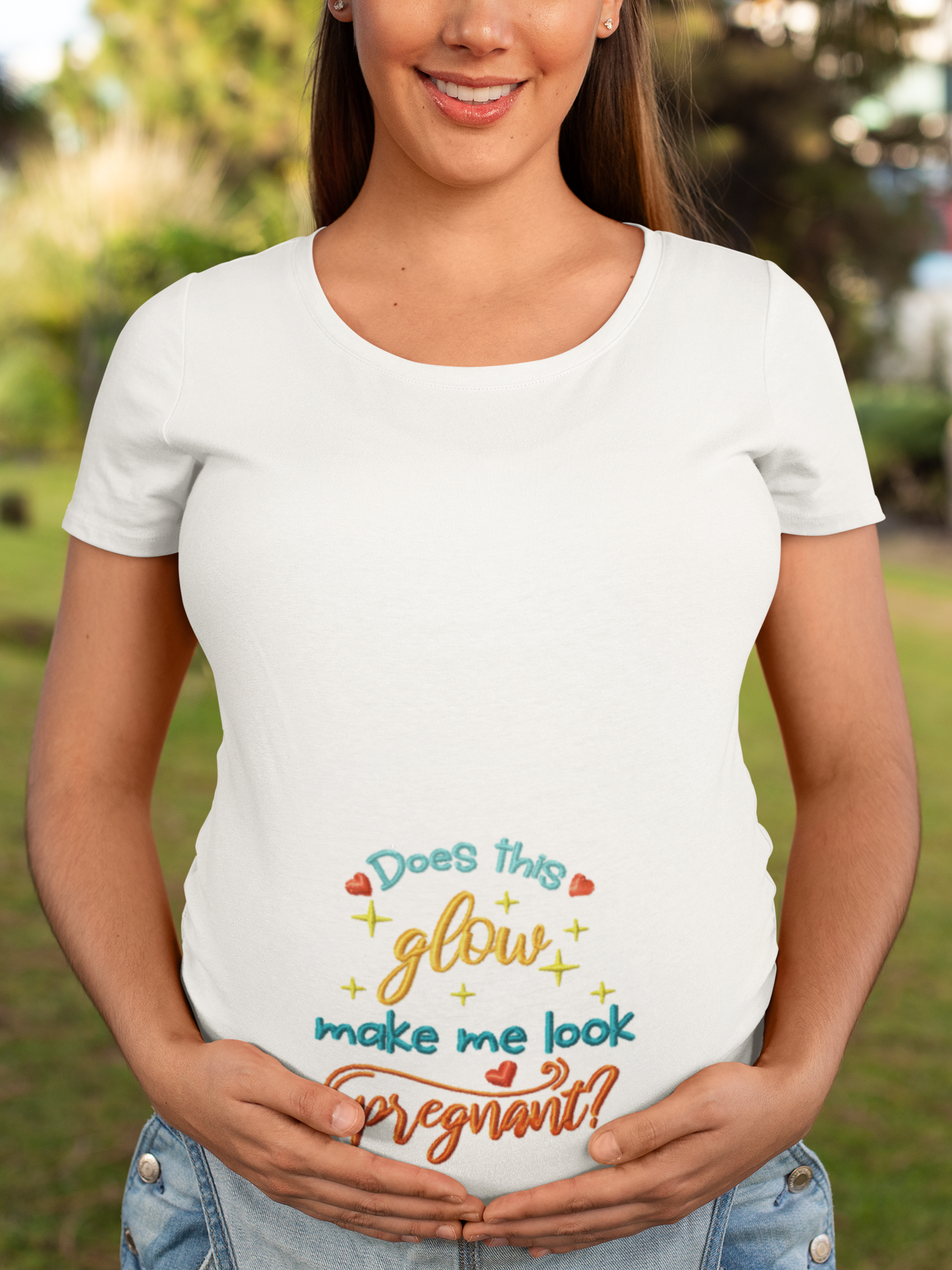 Funny Pregnancy Machine Embroidery Designs Bundle for Maternity Shirts, Hats, Caps and Other Clothing for Pregant Women-Kraftygraphy
