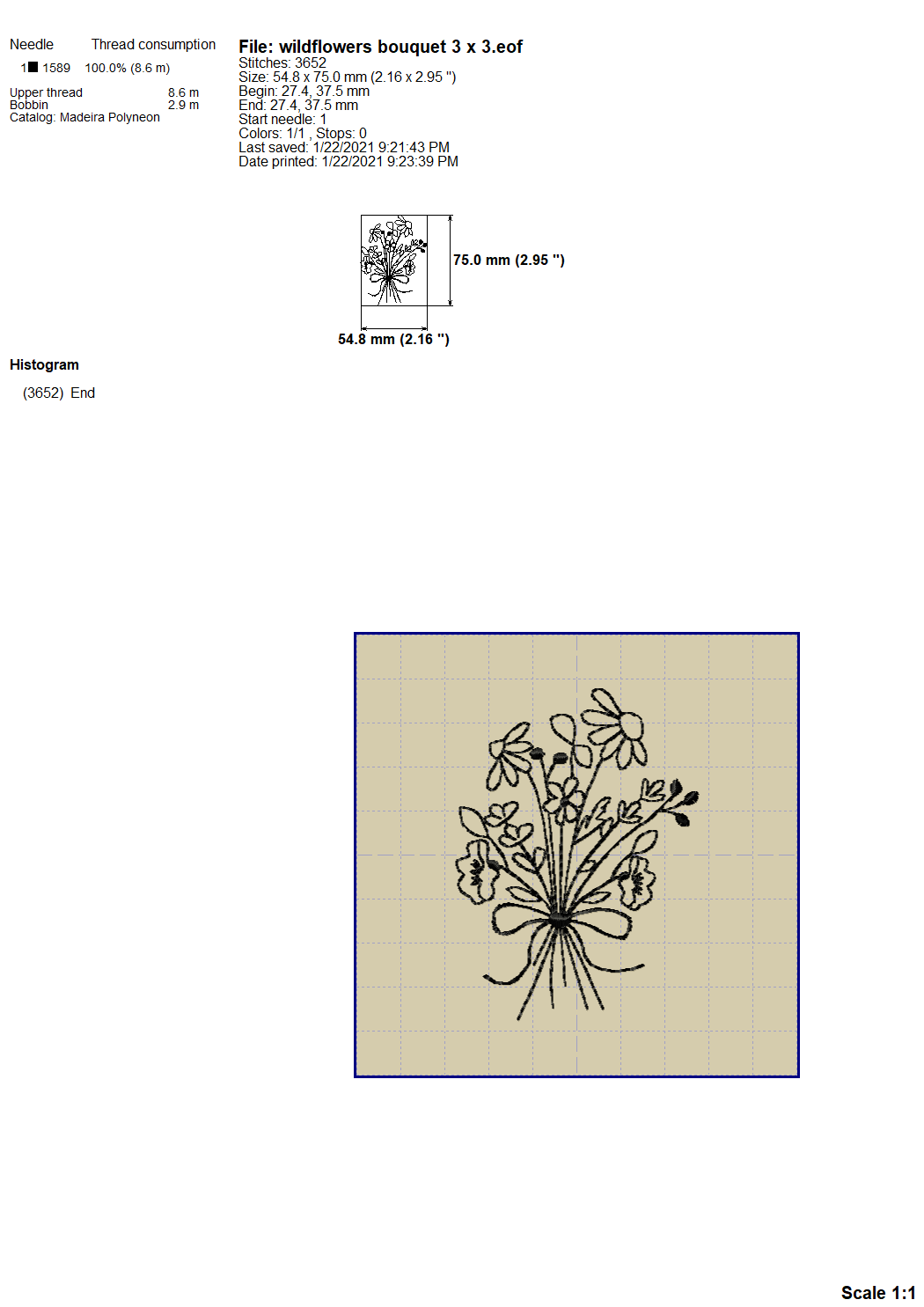 Wild Flower Bouquet Embroidery Designs, Wildflowers Embroidery Patterns, Bouquet of Wildflowers Machine Embroidery Files, Flowers Embroidery Outline, Daisy Bouquet Single Line Embroidery, Simple Floral Pes Files-Kraftygraphy