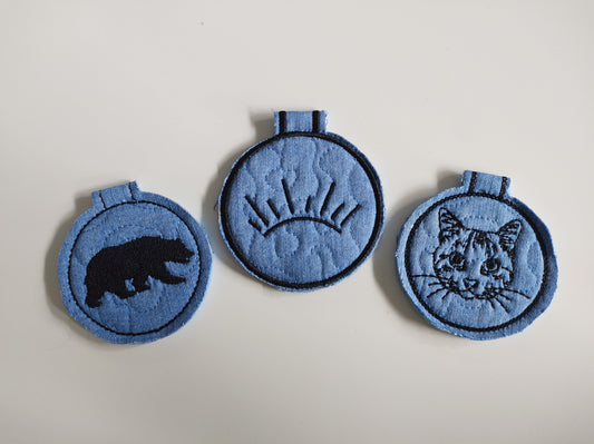 How to Make a Double-Sided Keytag / Bag Tag with Your Embroidery Machine – Tutorial 