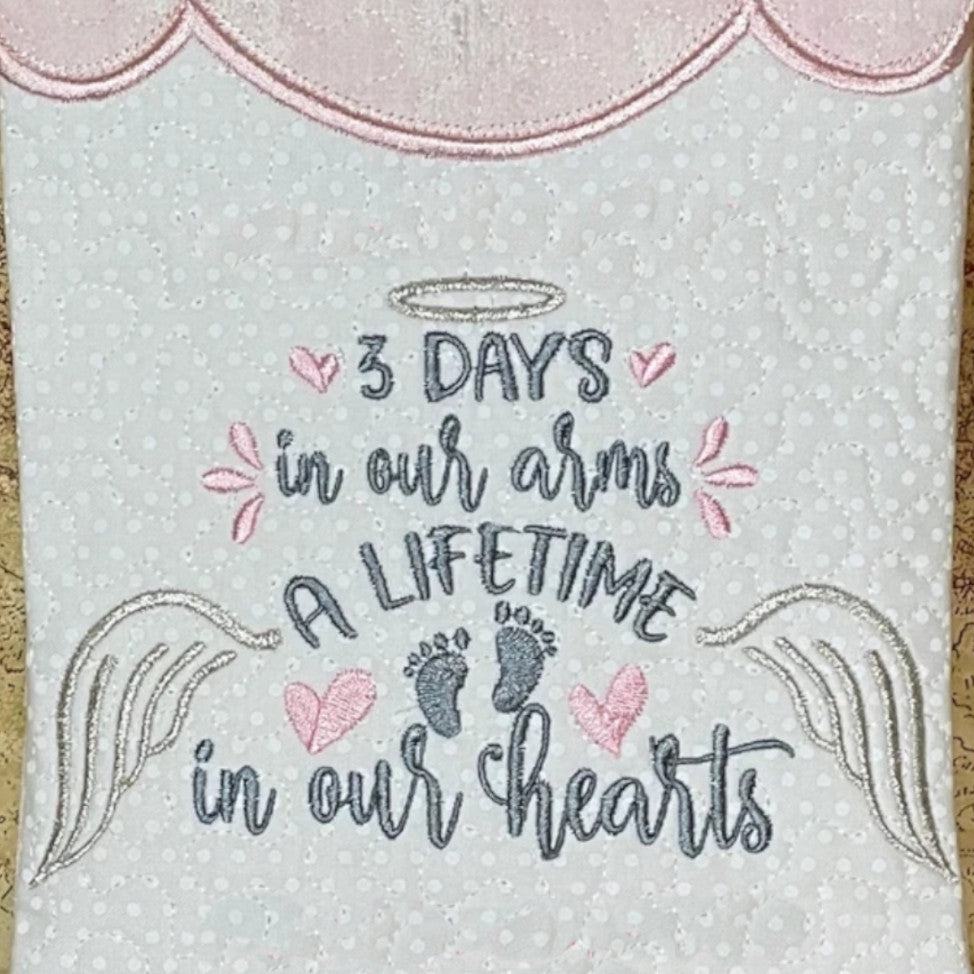 In Loving Memory Embroidery Designs Bundle – Christmas Memorial Machine Embroidery Patterns – For Ornaments, Pillows, Towels, Shirts & More-Kraftygraphy