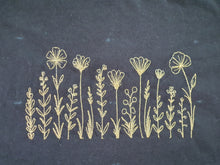 Load image into Gallery viewer, Meadow Wildflowers border machine embroidery design-Kraftygraphy
