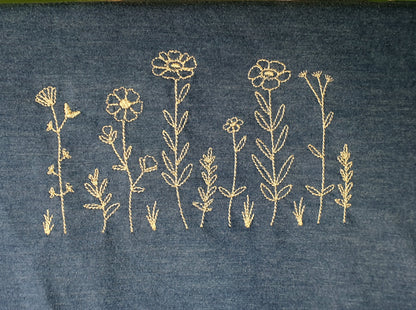 Daisy Floral Embroidery Designs – Botanical Outline Patterns for Machine Embroidery-Kraftygraphy