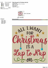 Load image into Gallery viewer, Christmas cat machine embroidery design, funny cat embroidery saying-Kraftygraphy
