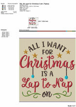 Load image into Gallery viewer, Christmas cat machine embroidery design, funny cat embroidery saying-Kraftygraphy
