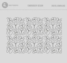 Load image into Gallery viewer, Butterfly Quilting Machine Embroidery Designs, Quilting Block Embroidery Patterns-Kraftygraphy
