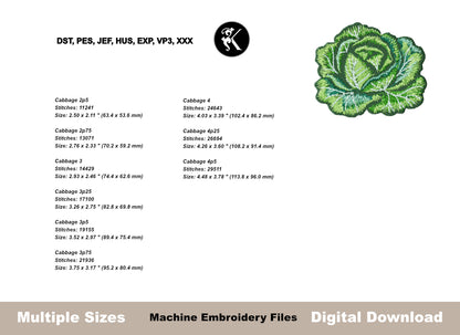Mediterranean Garden Vegetable Embroidery Design Bundle - Machine Embroidery Files-Kraftygraphy