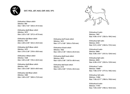 Minimalist Dog Outline Embroidery Designs Bundle - 12 Breeds Multi-Size Value Pack-Kraftygraphy