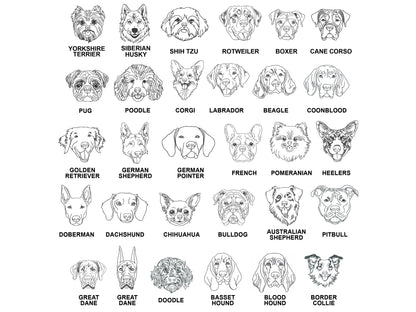 Dog Machine Embroidery Design Mega Bundle-Kraftygraphy
