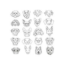 Load image into Gallery viewer, 30 Dog Face Machine Embroidery Designs Bundle-Kraftygraphy
