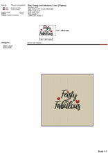 Load image into Gallery viewer, Feisty and Fabulous machine embroidery design-Kraftygraphy
