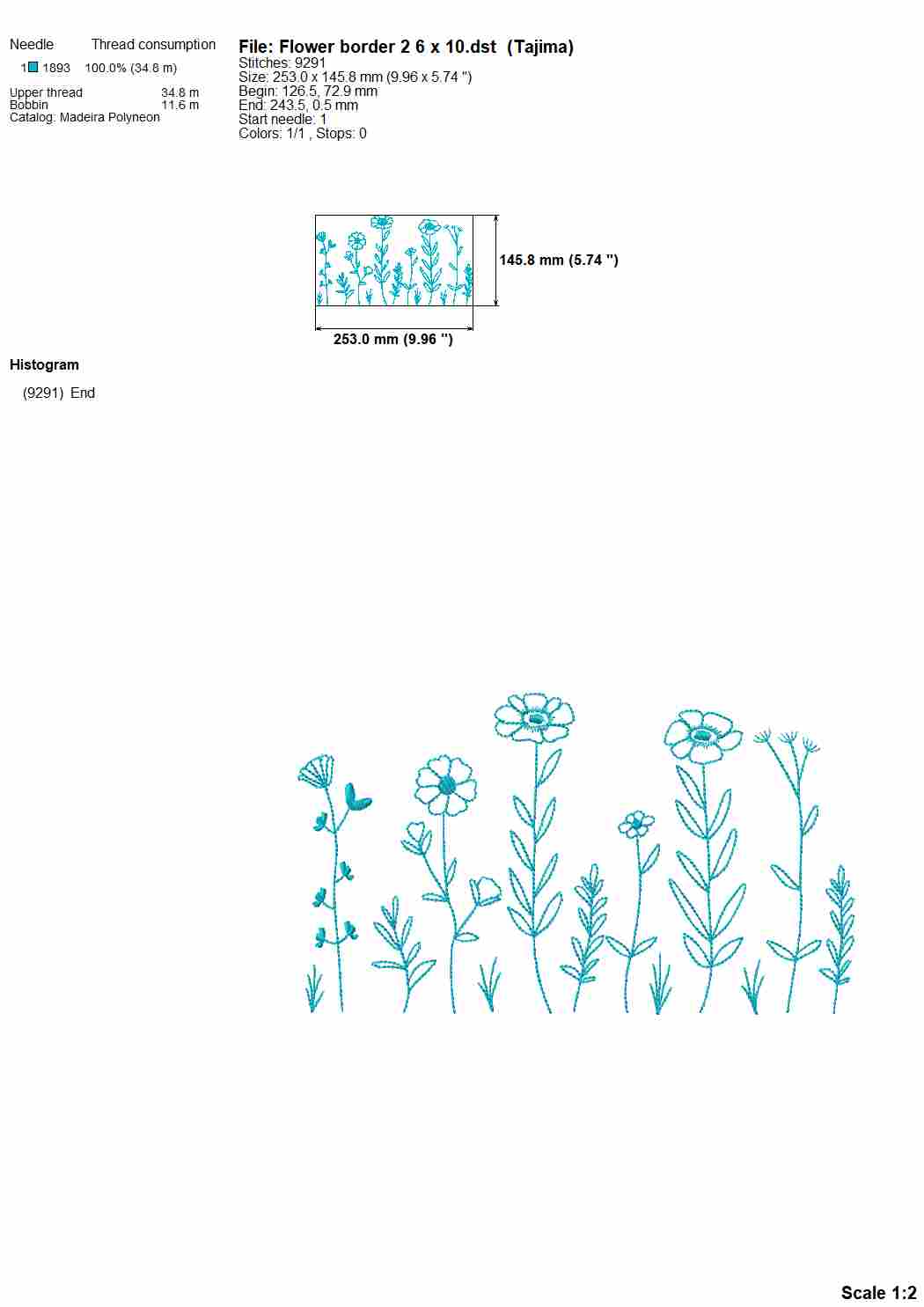 Daisy Floral Embroidery Designs – Botanical Outline Patterns for Machine Embroidery-Kraftygraphy