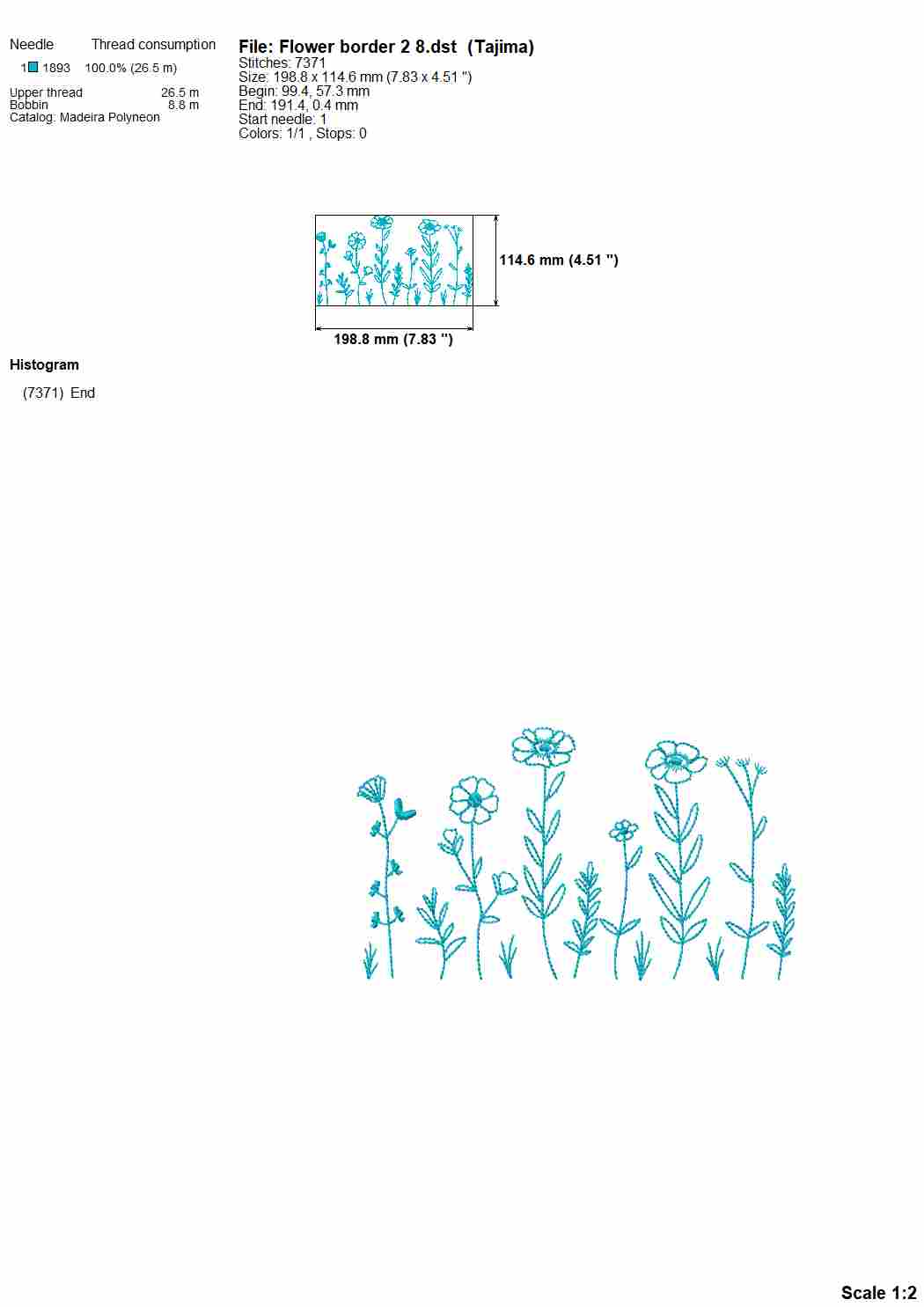 Daisy Floral Embroidery Designs – Botanical Outline Patterns for Machine Embroidery-Kraftygraphy