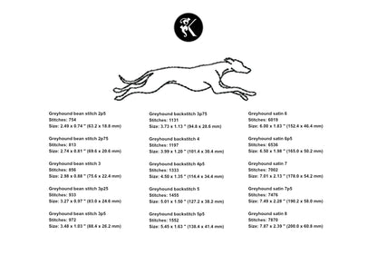Minimalist Dog Outline Embroidery Designs Bundle - 12 Breeds Multi-Size Value Pack-Kraftygraphy