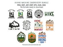 Load image into Gallery viewer, Hiking Machine Embroidery Designs Bundle, Funny Outdoor Embroidery Patterns, Hiker Pes Sayings-Kraftygraphy
