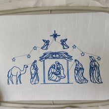Load image into Gallery viewer, Nativity scene elements outline machine embroidery designs bundle for Christmas swaetshirt projects-Kraftygraphy
