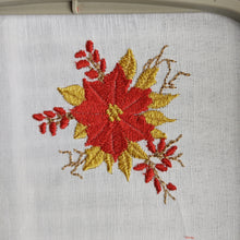 Load image into Gallery viewer, Christmas poinsettia red flower machine embroidery design-Kraftygraphy
