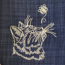 Load image into Gallery viewer, Beautiful Cat Face Embroidery Design in Sketch Style-Kraftygraphy

