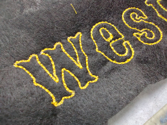 Western Native Bx Font, Applique Alphabet, Punctuation and Numbers with Bean Stitch Outline-Kraftygraphy