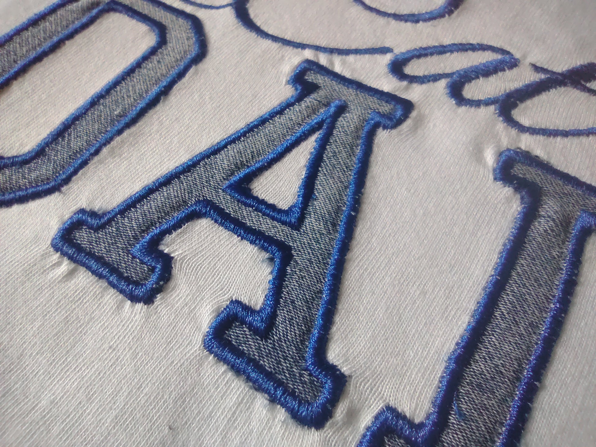 Sport applique font for Machine Embroidery | Native BX File only | Bean and Satin applique-Kraftygraphy