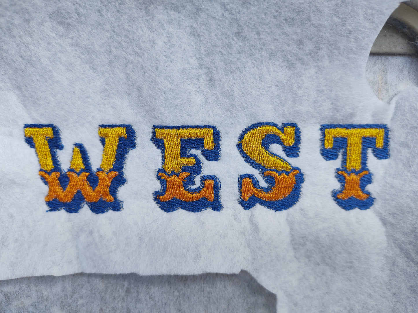 Western font b for Machine Embroidery | Native BX File only | Fill Stitch-Kraftygraphy