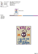 Load image into Gallery viewer, Kitchen Machine Embroidery Design, Cooking Embroidery Pattern-Kraftygraphy
