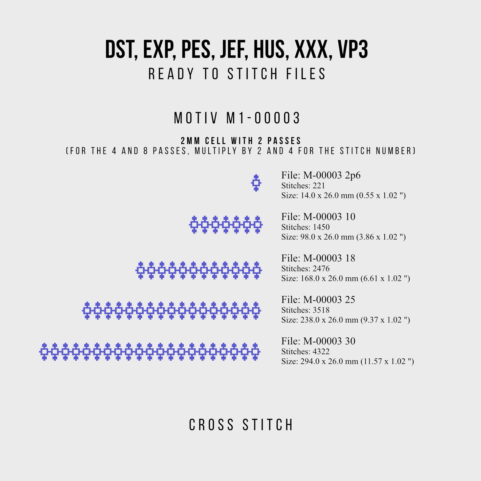 Motiv Moldova 1 - Cusatura in cruce - fisiere pentru masina de brodat si pentru broderie manuala-Kraftygraphy