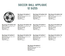 Load image into Gallery viewer, Soccer Ball Machine Embroidery Designs, Sport Embroidery Patterns, Mini Soccer Ball Embroidery Files-Kraftygraphy
