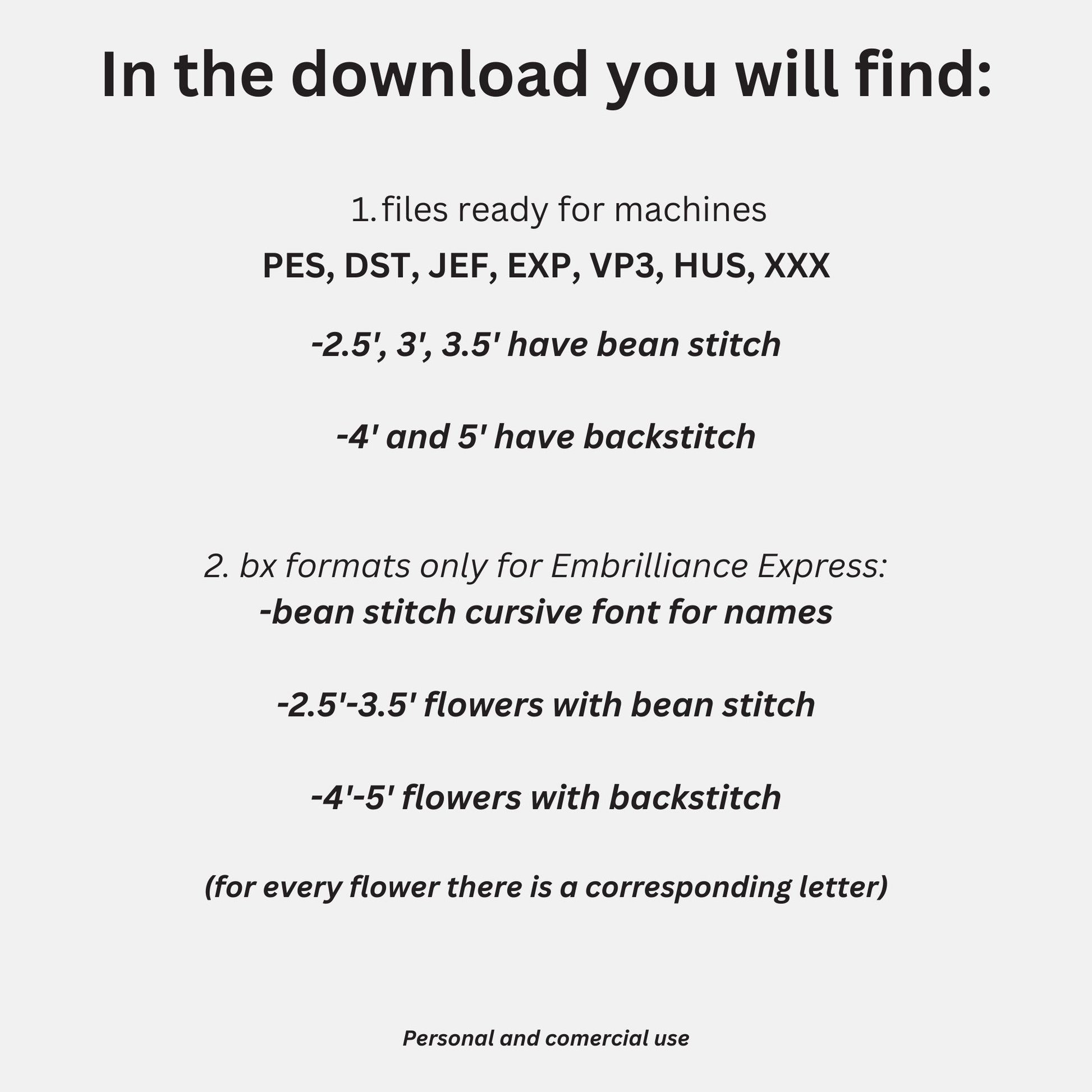 Floral Embroidery Designs for Mother’s Day – BX Script Font & Wildflower Extras for Machine Embroidery-Kraftygraphy