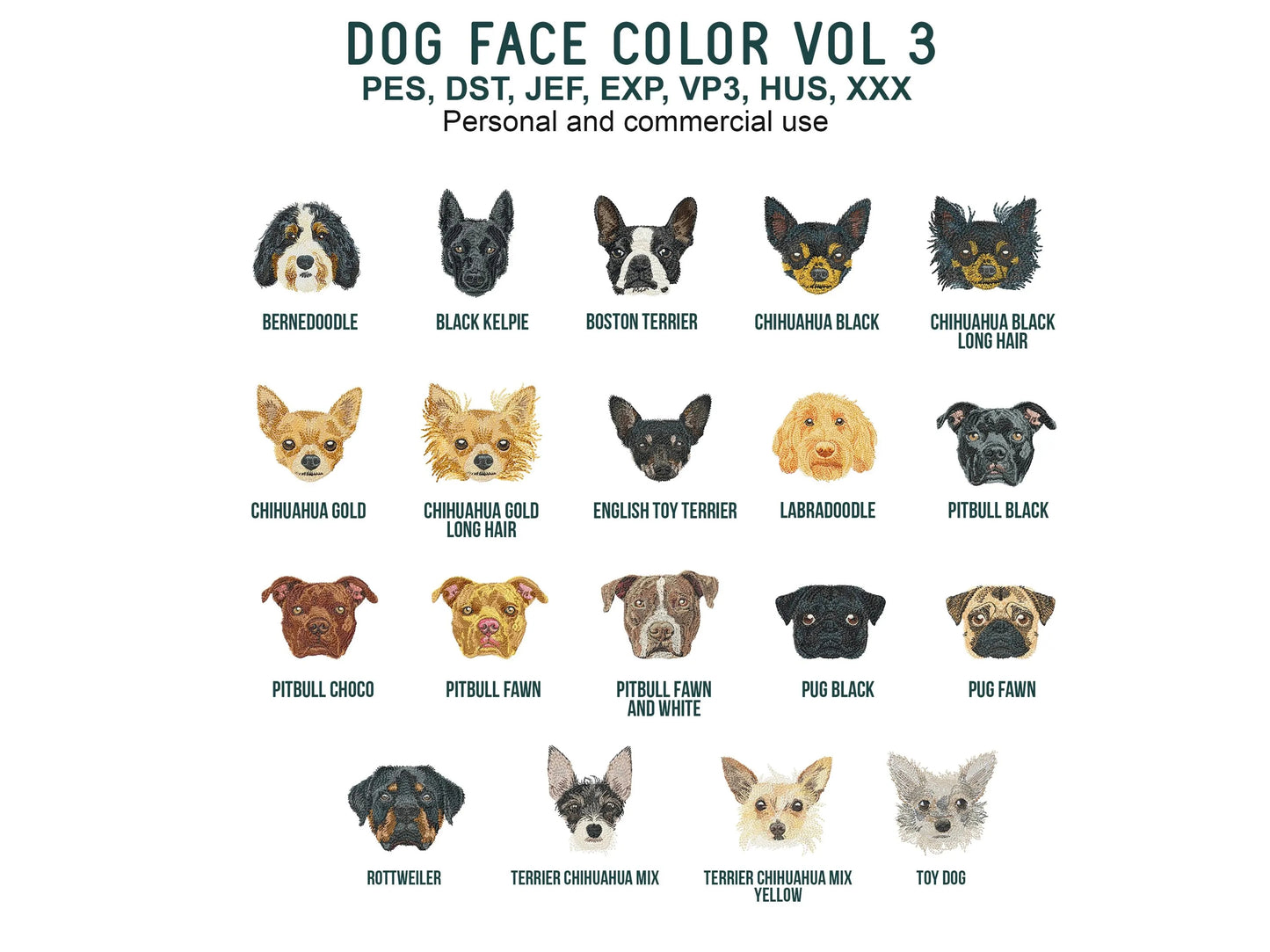 Dog Machine Embroidery Design Mega Bundle-Kraftygraphy