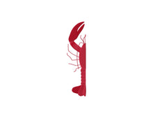 Load image into Gallery viewer, Split crawfish embroidery design-Kraftygraphy
