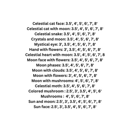 Celestial Embroidery Designs Bundle – Moon, Stars & Sun Machine Embroidery Files, Triple Stitch Low-Density-Kraftygraphy
