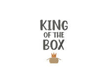Load image into Gallery viewer, King of the box - cat machine embroidery design funny-Kraftygraphy
