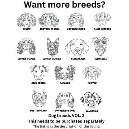 10 Cat Breeds with Santa Hats – Single Line Outline Embroidery Designs for Machine Embroidery (Multiple Sizes & File Types)-Kraftygraphy