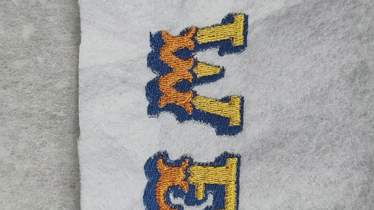 Western font b for Machine Embroidery | Native BX File only | Fill Stitch